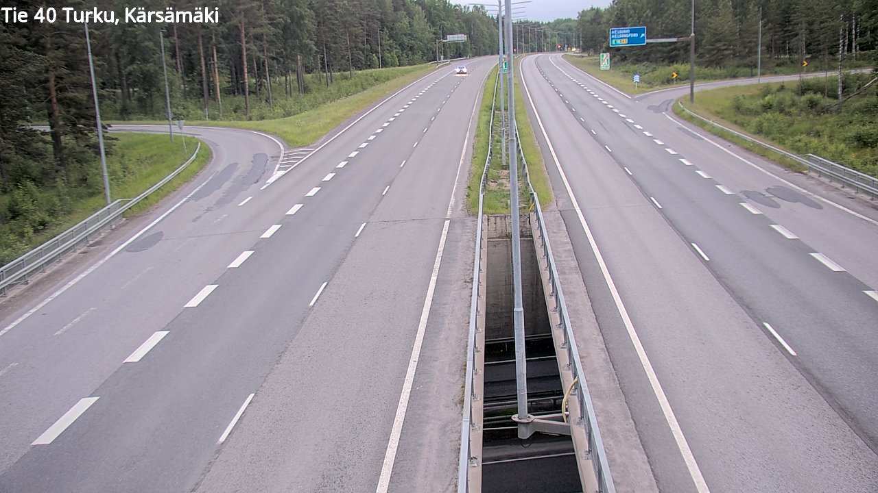Weather Camera Image Road 40 Turku, Kärsämäki, Turku, Varsinais-Suomi