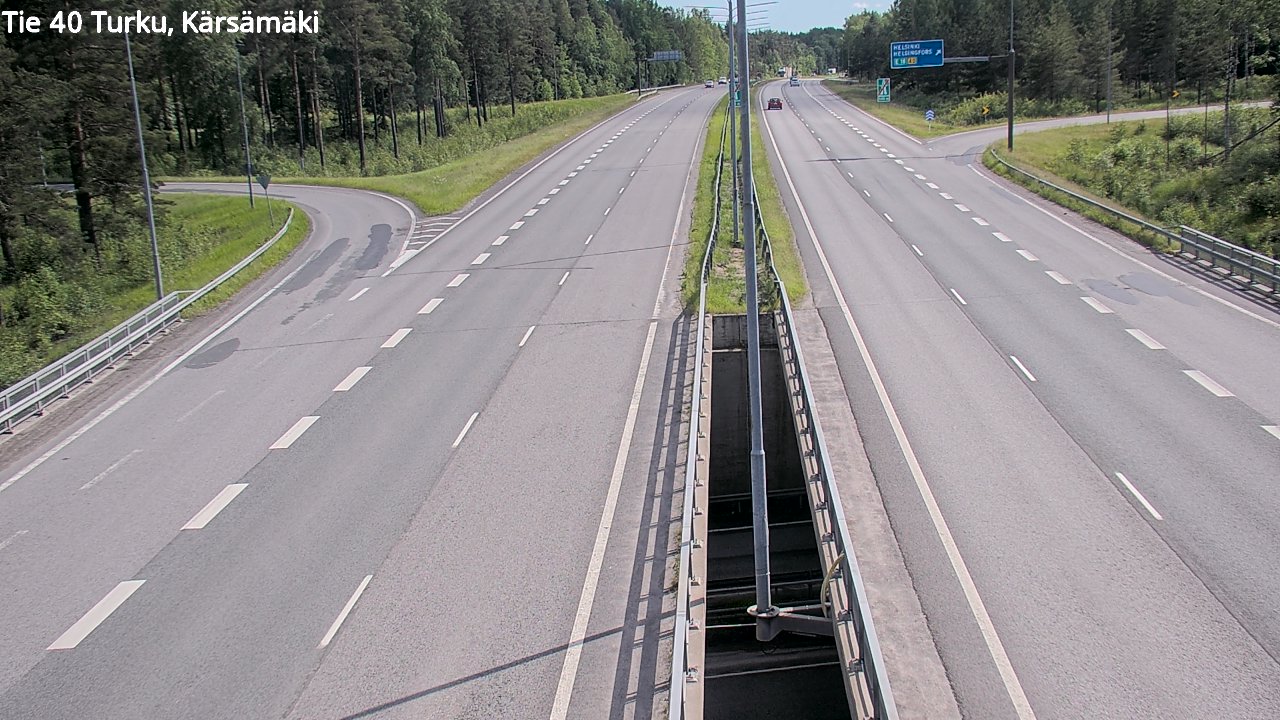 Weather Camera Image Road 40 Turku, Kärsämäki, Turku, Varsinais-Suomi