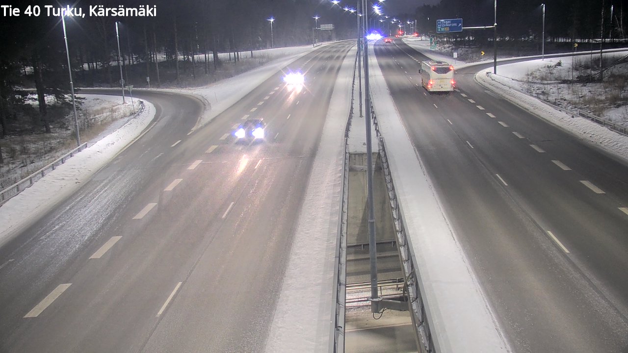 Weather Camera Image Road 40 Turku, Kärsämäki, Turku, Varsinais-Suomi