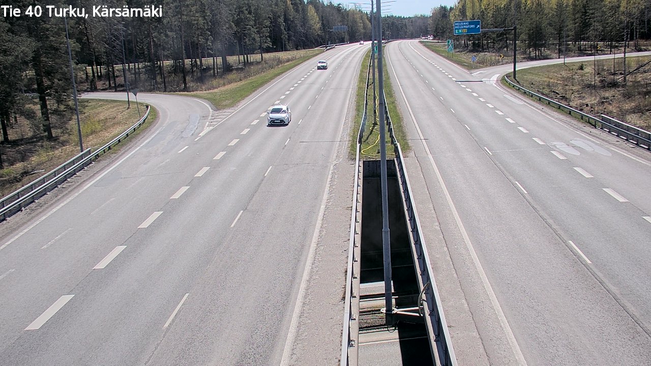 Weather Camera Image Road 40 Turku, Kärsämäki, Turku, Varsinais-Suomi