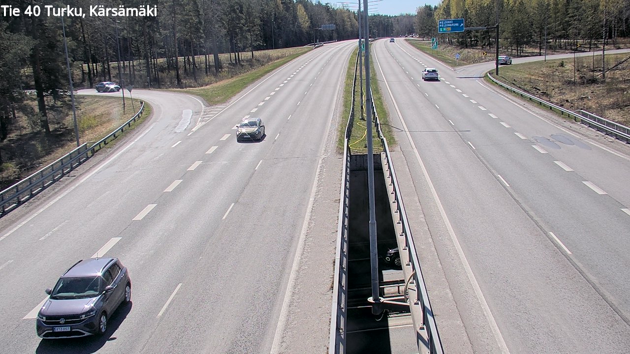 Weather Camera Image Road 40 Turku, Kärsämäki, Turku, Varsinais-Suomi