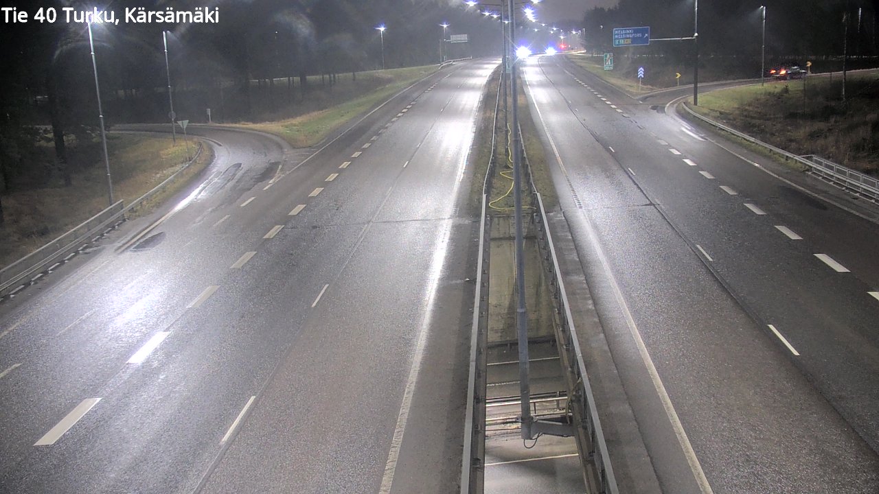 Weather Camera Image Väg 40 Åbo, Kärsämäki, Turku, Varsinais-Suomi