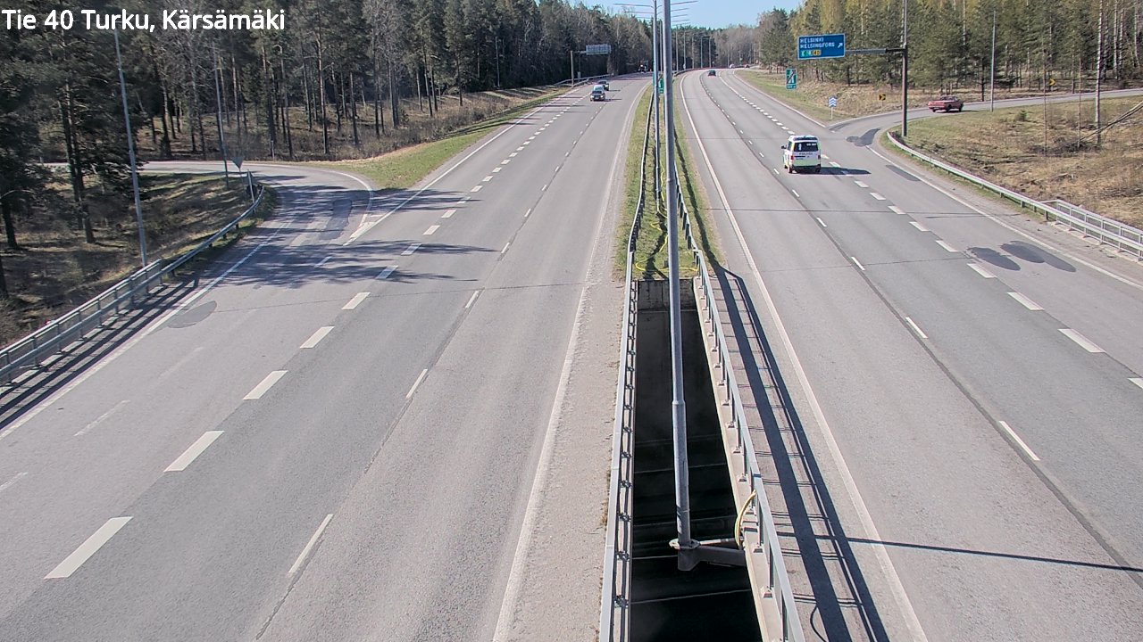 Weather Camera Image Road 40 Turku, Kärsämäki, Turku, Varsinais-Suomi