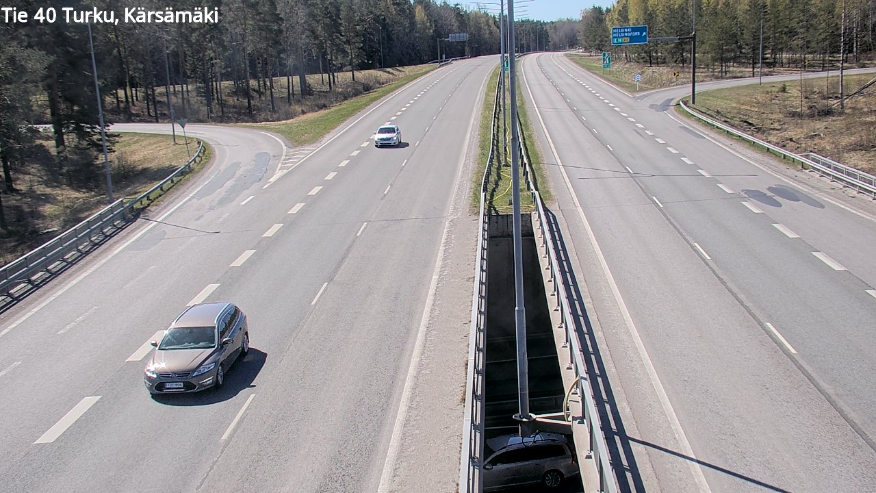 Weather Camera Image Road 40 Turku, Kärsämäki, Turku, Varsinais-Suomi