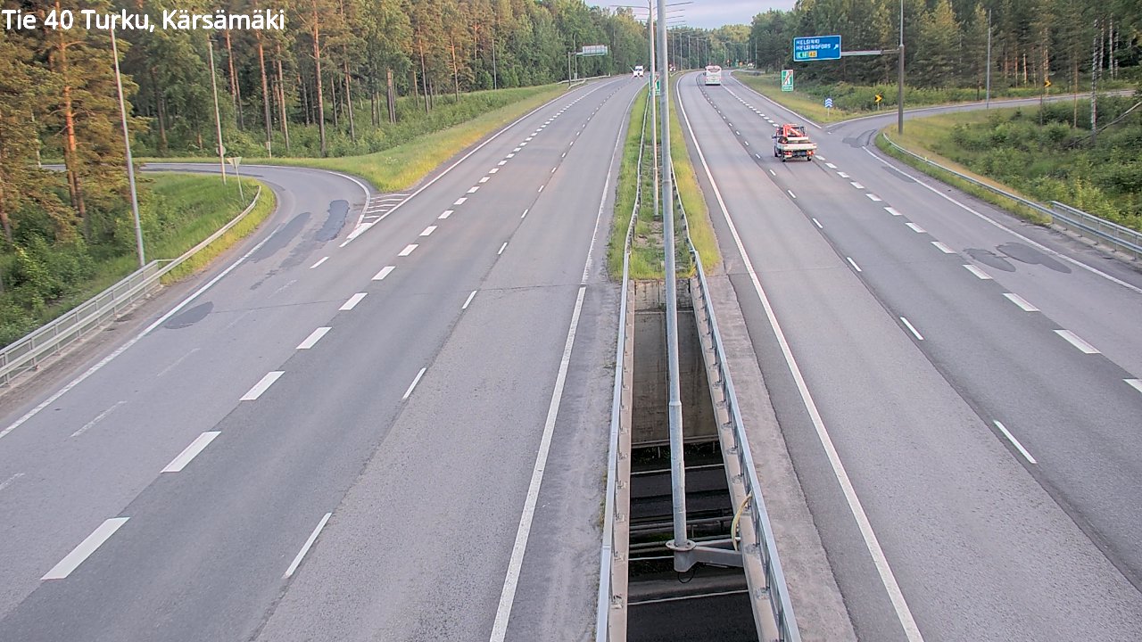 Weather Camera Image Road 40 Turku, Kärsämäki, Turku, Varsinais-Suomi