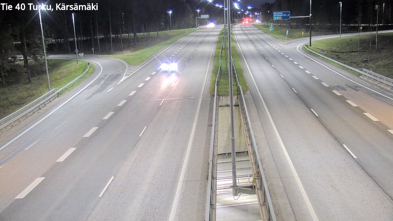 Weather Camera Image Road 40 Turku, Kärsämäki, Turku, Varsinais-Suomi