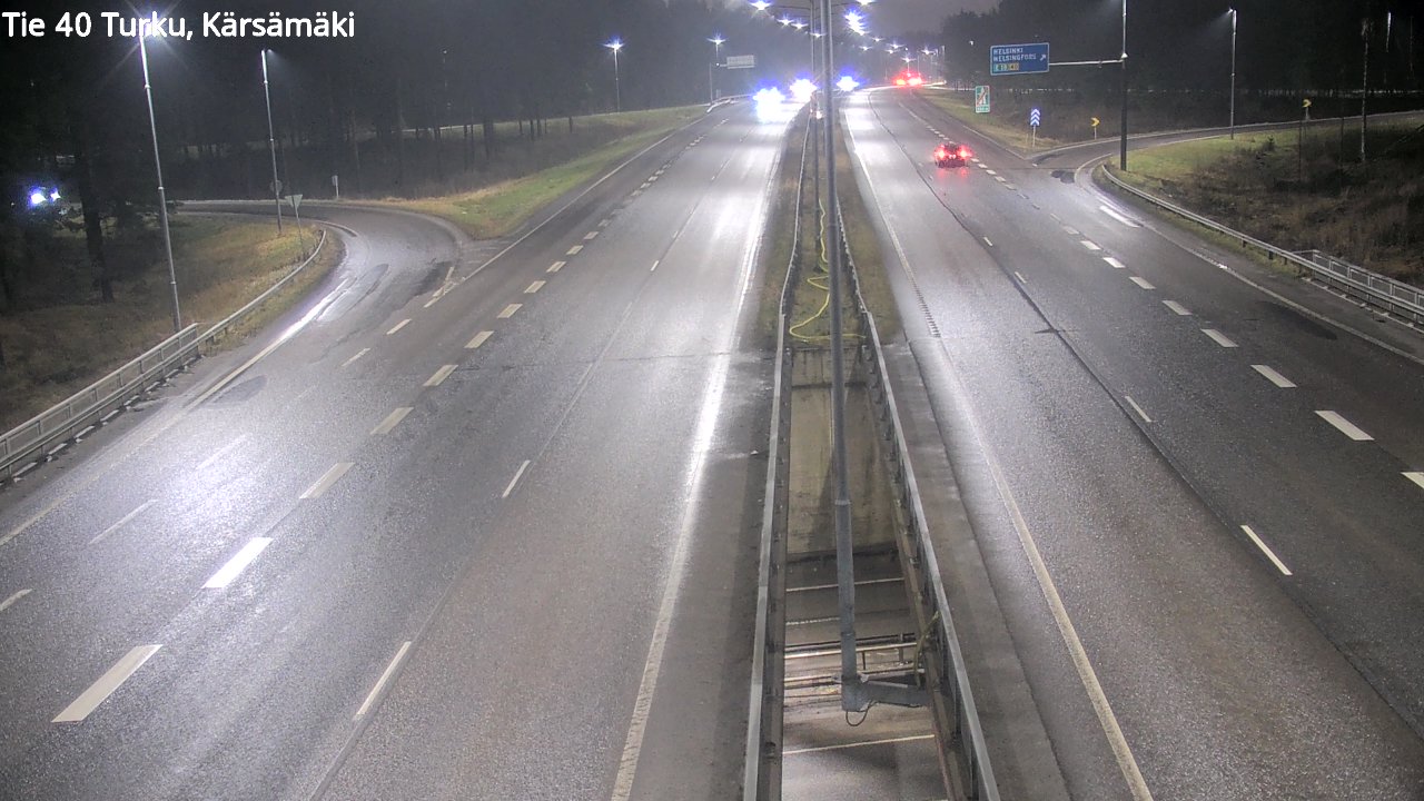 Weather Camera Image Väg 40 Åbo, Kärsämäki, Turku, Varsinais-Suomi