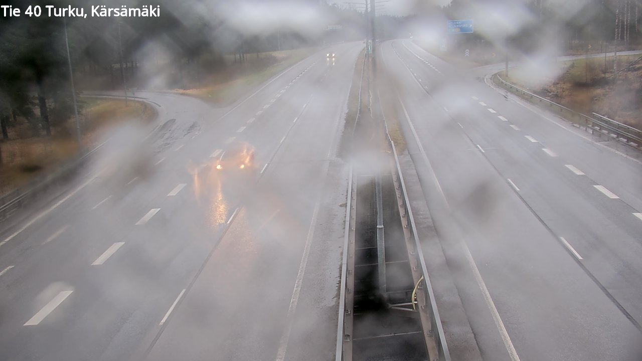 Weather Camera Image Väg 40 Åbo, Kärsämäki, Turku, Varsinais-Suomi