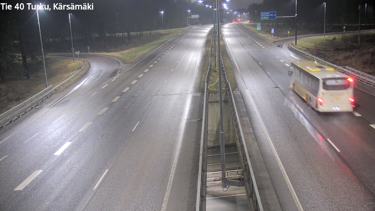 Weather Camera Image Väg 40 Åbo, Kärsämäki, Turku, Varsinais-Suomi