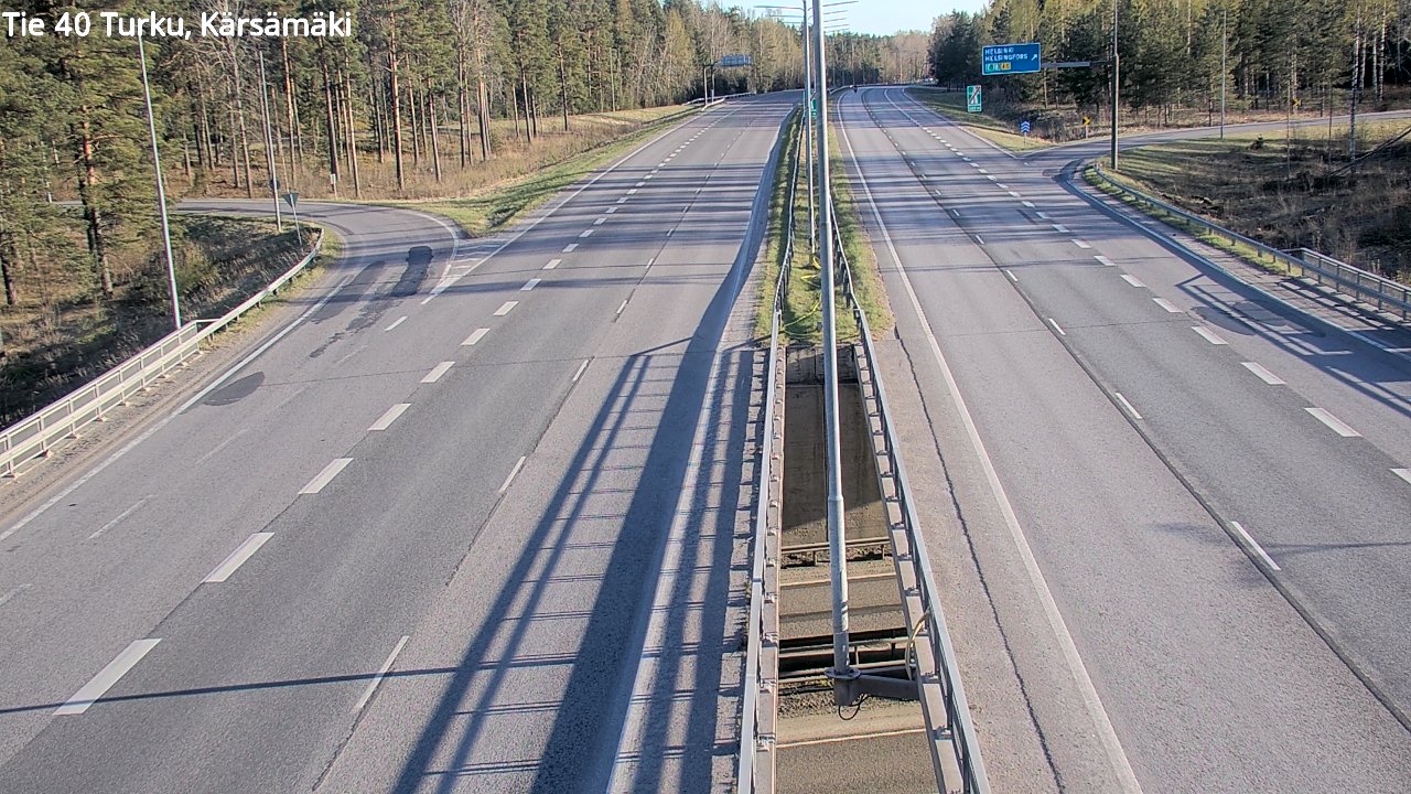 Weather Camera Image Road 40 Turku, Kärsämäki, Turku, Varsinais-Suomi