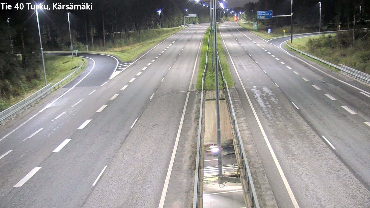 Weather Camera Image Väg 40 Åbo, Kärsämäki, Turku, Varsinais-Suomi
