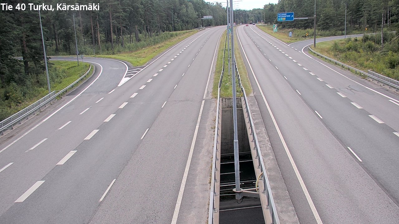 Weather Camera Image Road 40 Turku, Kärsämäki, Turku, Varsinais-Suomi
