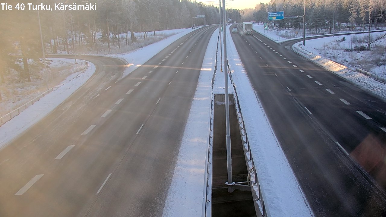 Weather Camera Image Road 40 Turku, Kärsämäki, Turku, Varsinais-Suomi