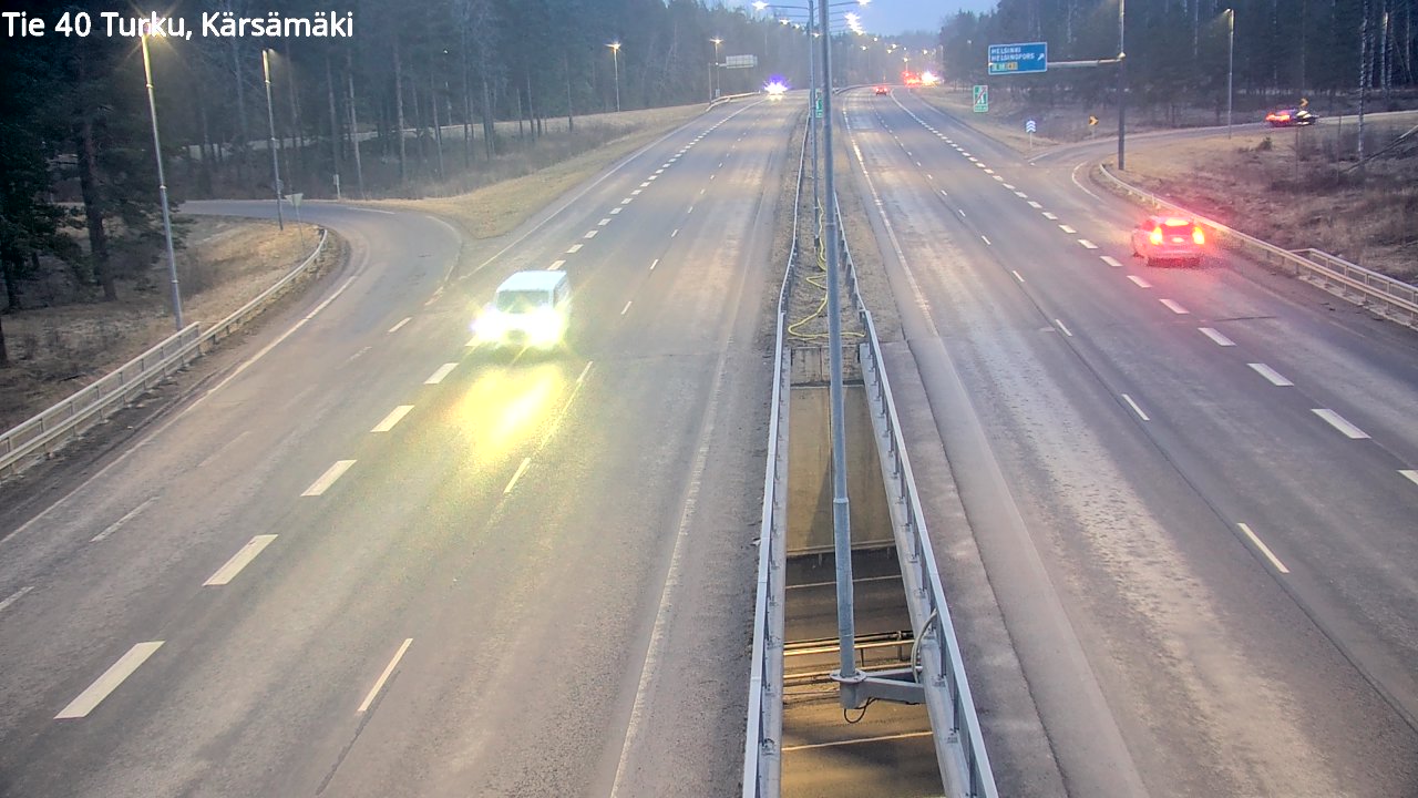 Weather Camera Image Road 40 Turku, Kärsämäki, Turku, Varsinais-Suomi