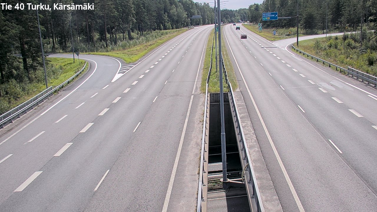 Weather Camera Image Road 40 Turku, Kärsämäki, Turku, Varsinais-Suomi
