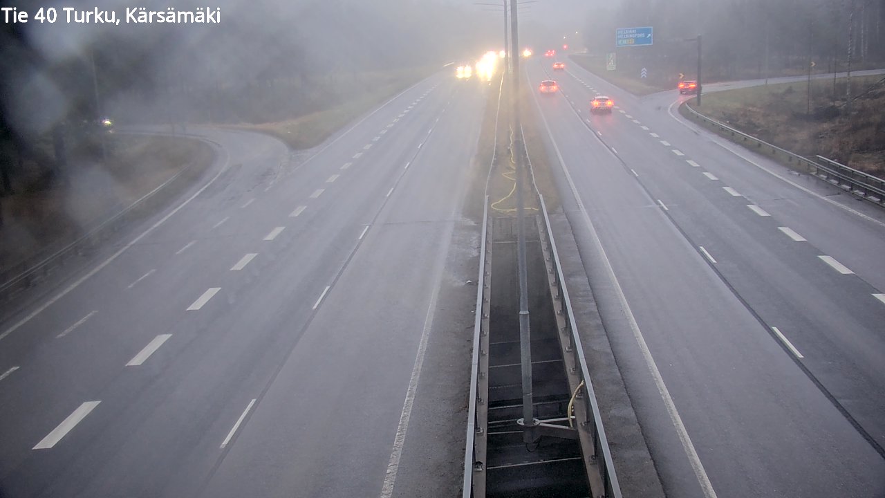 Weather Camera Image Väg 40 Åbo, Kärsämäki, Turku, Varsinais-Suomi