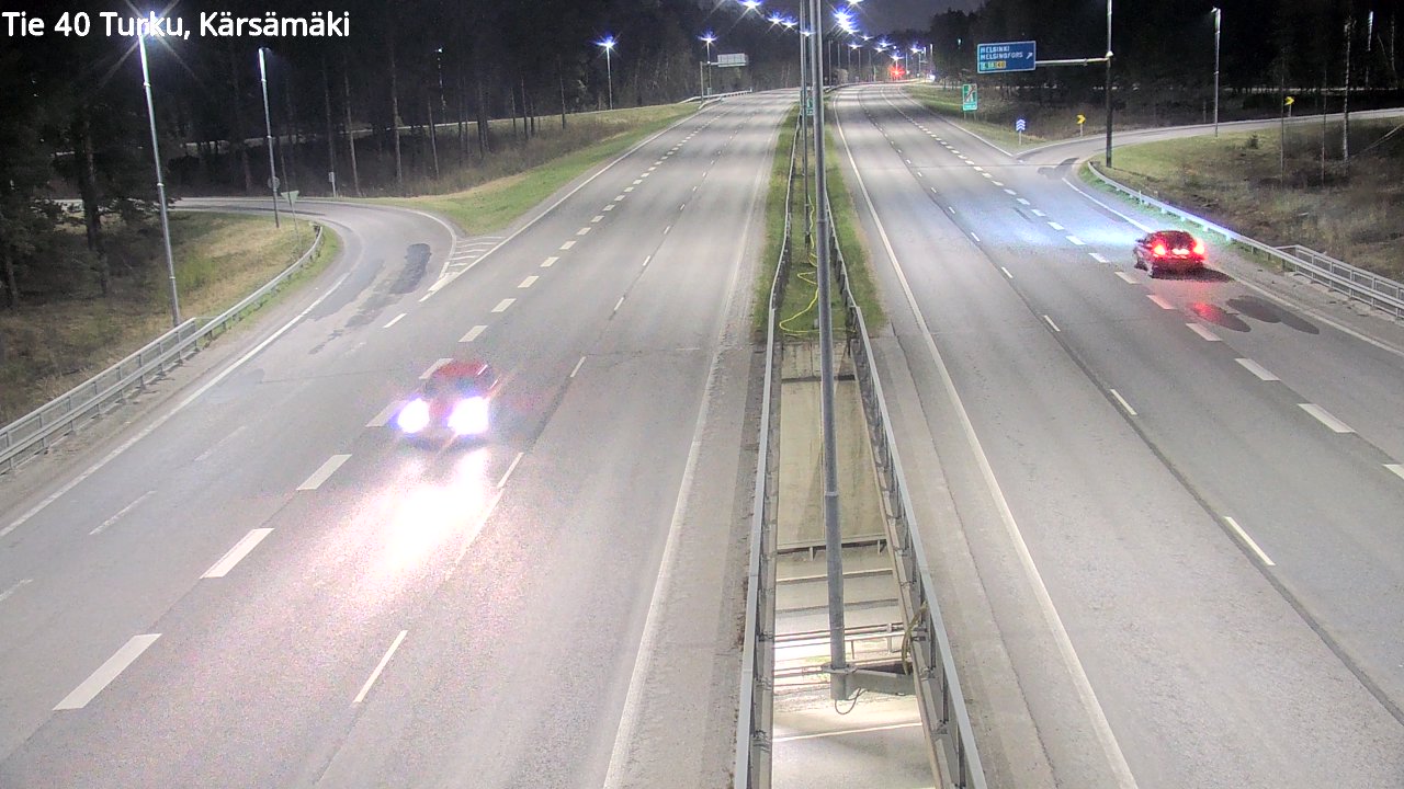 Weather Camera Image Väg 40 Åbo, Kärsämäki, Turku, Varsinais-Suomi