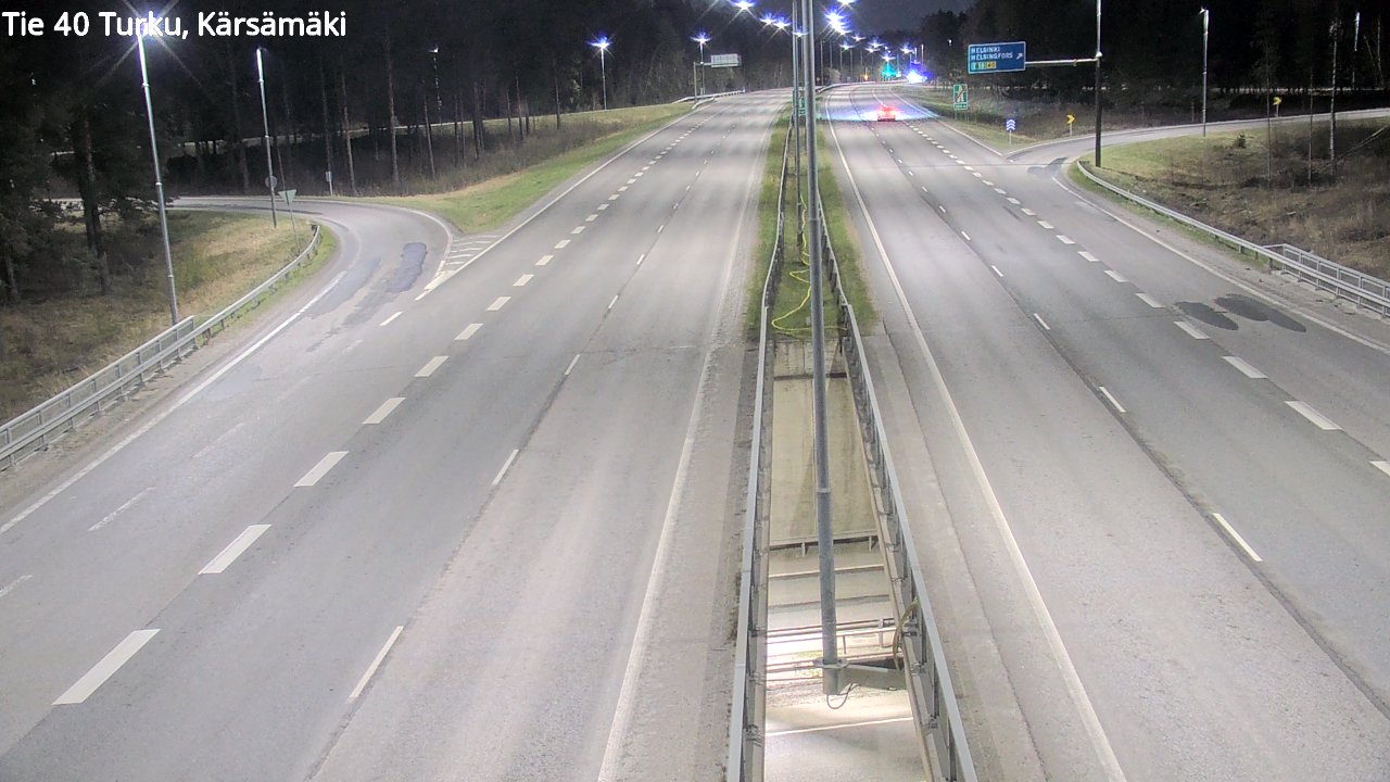 Weather Camera Image Road 40 Turku, Kärsämäki, Turku, Varsinais-Suomi