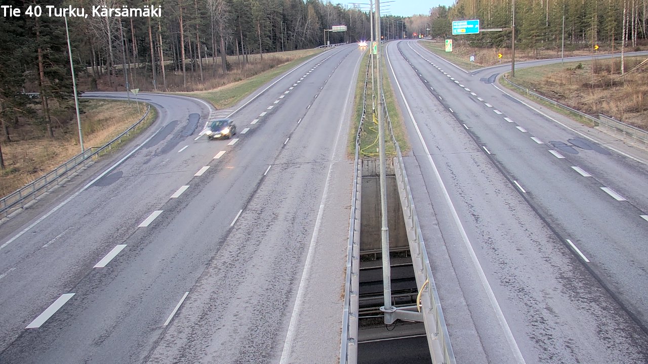 Weather Camera Image Road 40 Turku, Kärsämäki, Turku, Varsinais-Suomi
