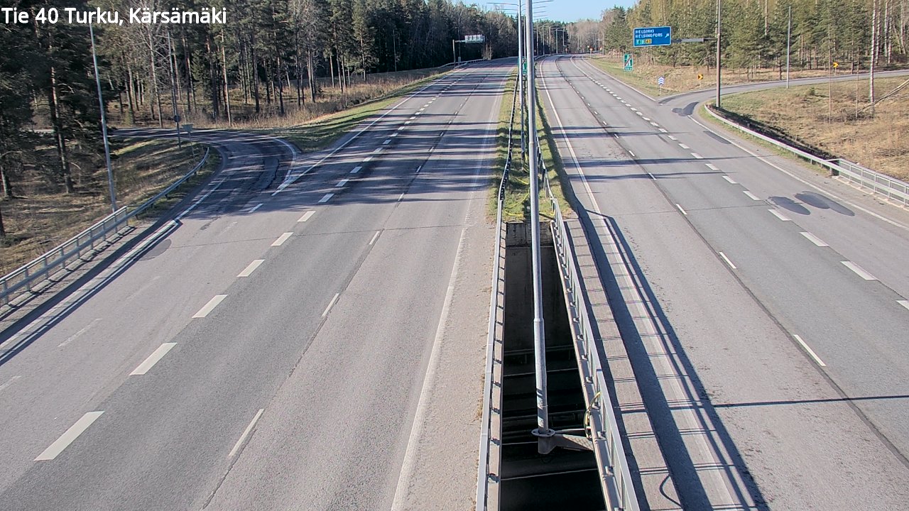 Weather Camera Image Road 40 Turku, Kärsämäki, Turku, Varsinais-Suomi