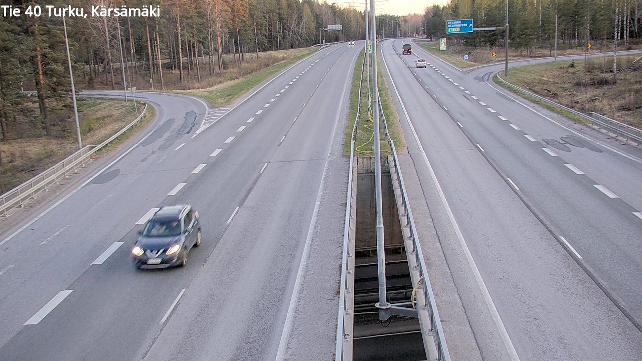 Weather Camera Image Road 40 Turku, Kärsämäki, Turku, Varsinais-Suomi