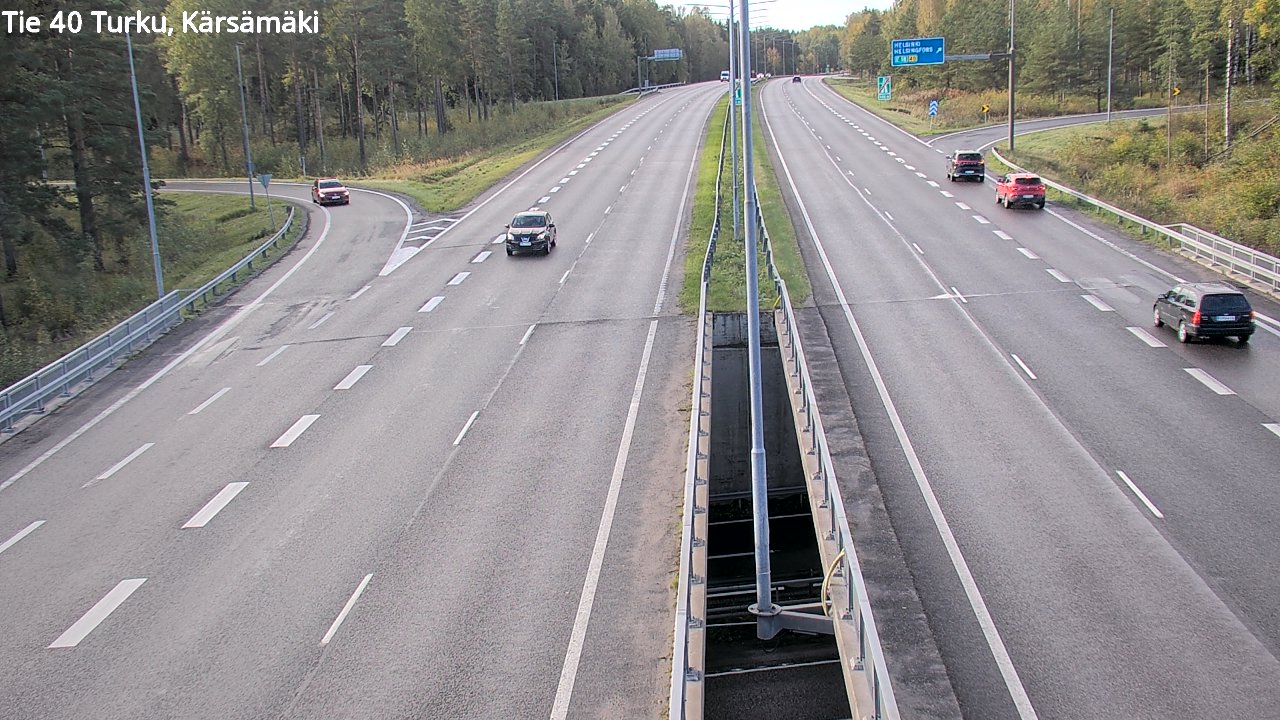 Kelikamerat Kuva Tie 40 Turku, Kärsämäki, Turku, Varsinais-Suomi