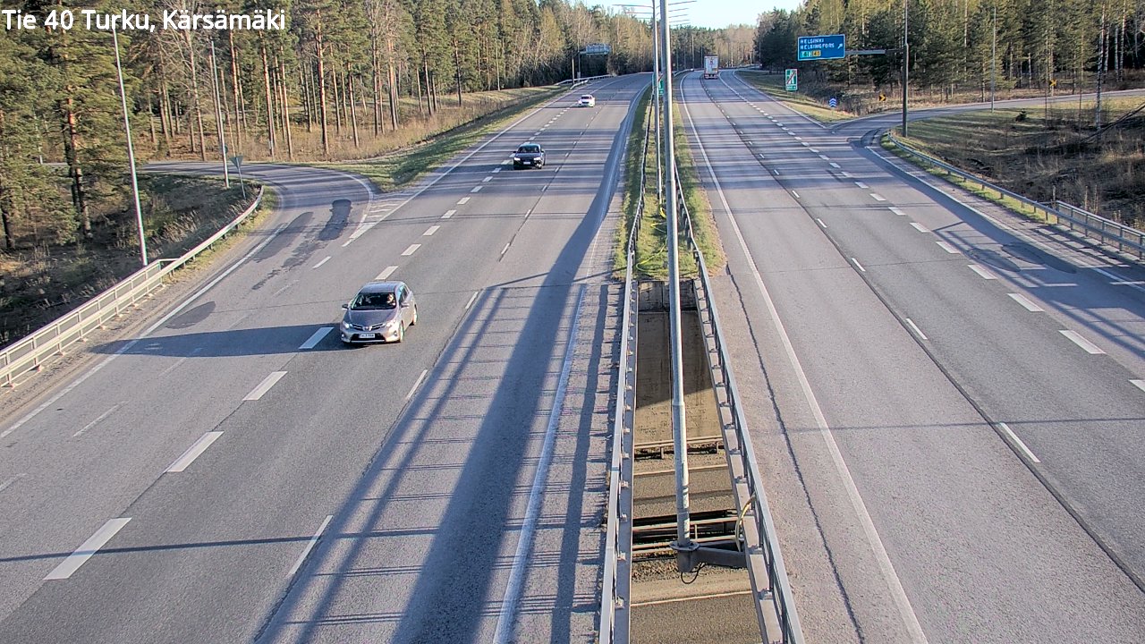 Weather Camera Image Road 40 Turku, Kärsämäki, Turku, Varsinais-Suomi