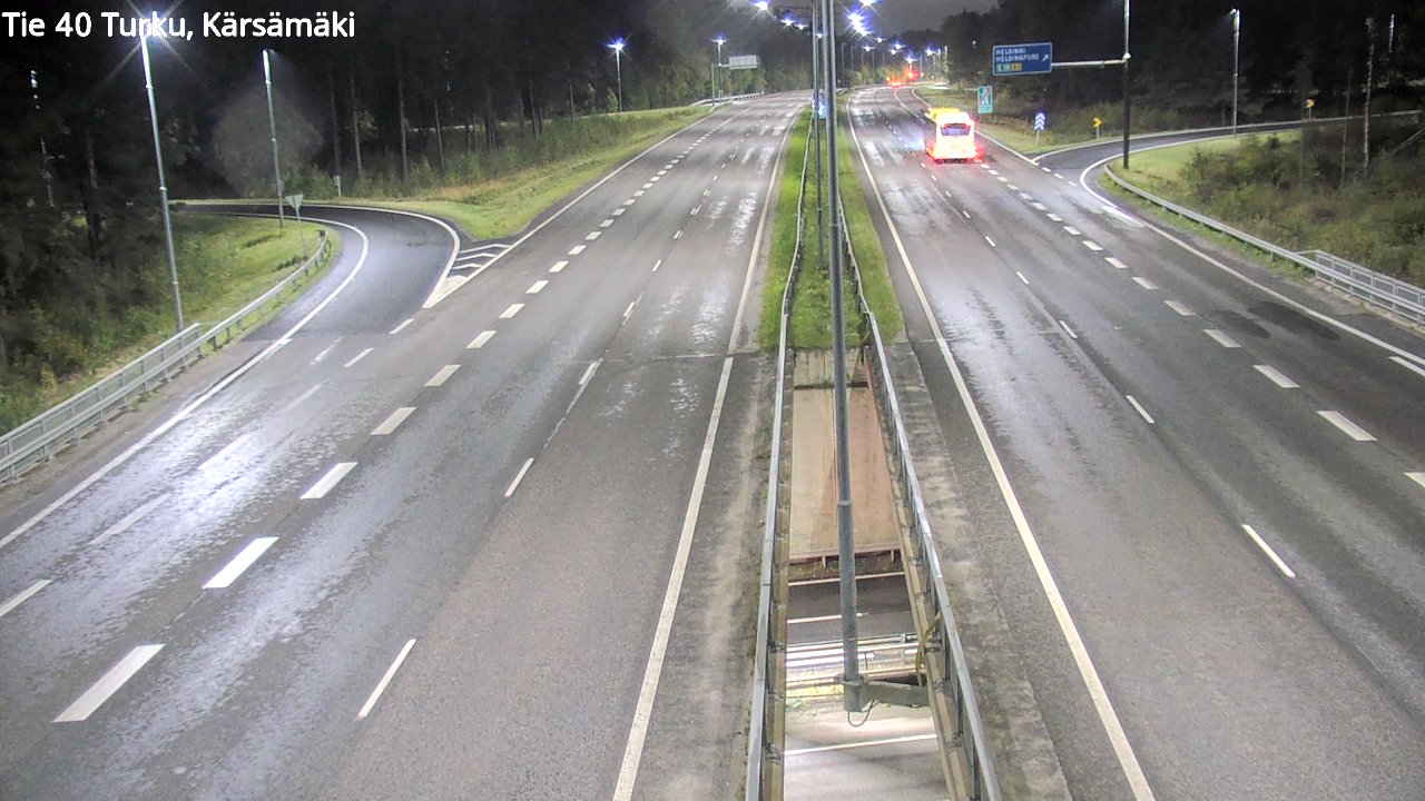 Weather Camera Image Väg 40 Åbo, Kärsämäki, Turku, Varsinais-Suomi
