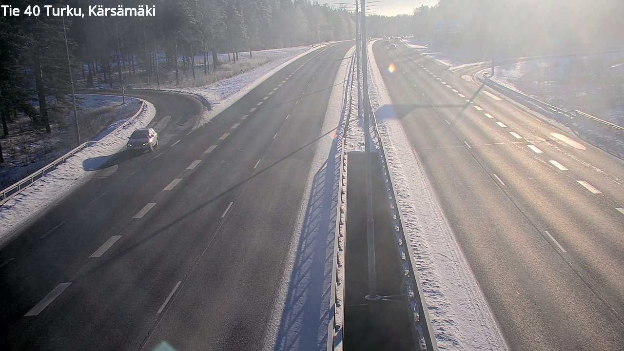 Weather Camera Image Road 40 Turku, Kärsämäki, Turku, Varsinais-Suomi