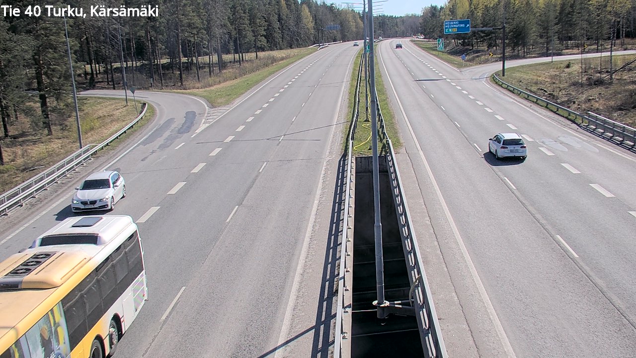 Weather Camera Image Road 40 Turku, Kärsämäki, Turku, Varsinais-Suomi