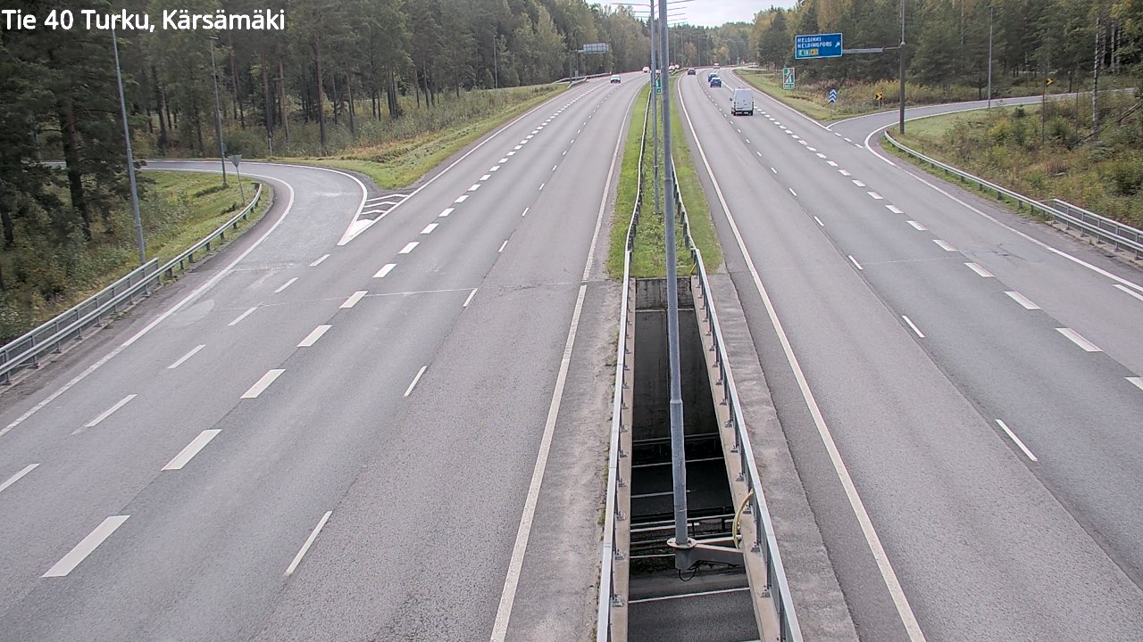 Weather Camera Image Väg 40 Åbo, Kärsämäki, Turku, Varsinais-Suomi