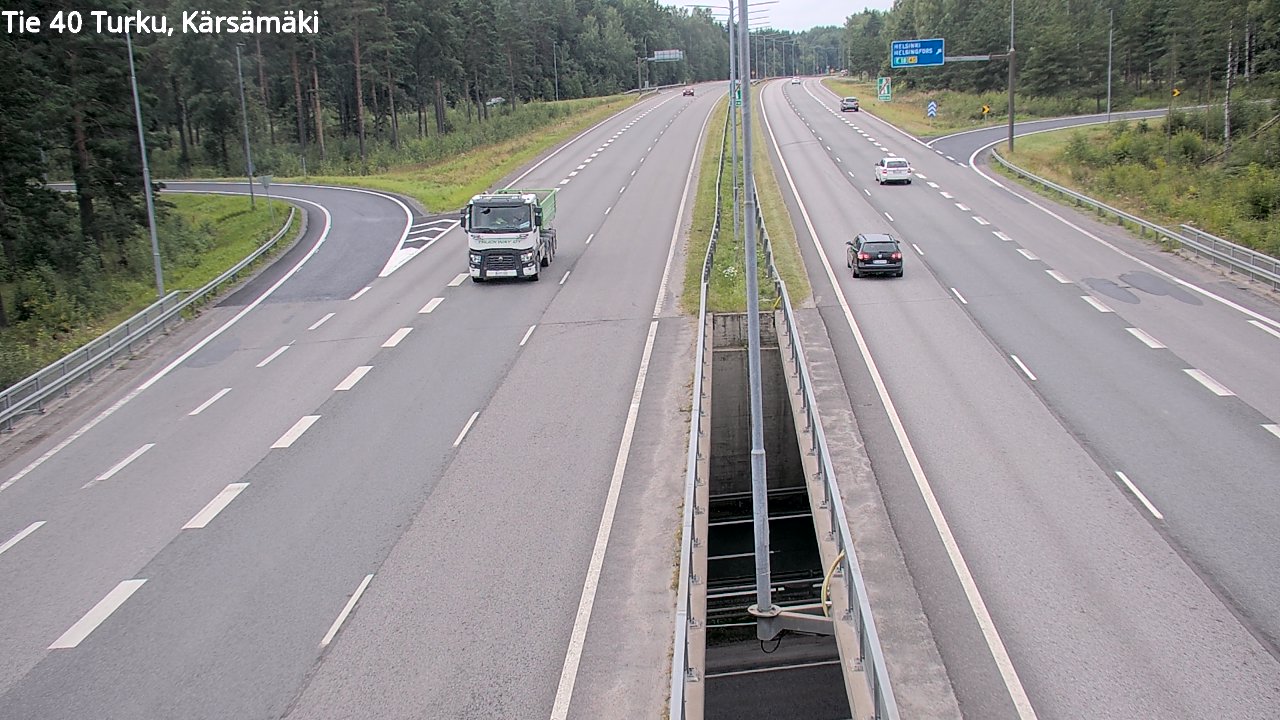 Weather Camera Image Road 40 Turku, Kärsämäki, Turku, Varsinais-Suomi