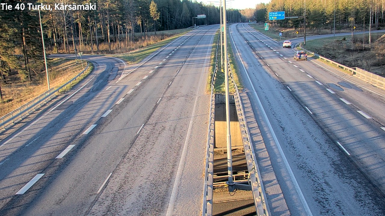 Weather Camera Image Road 40 Turku, Kärsämäki, Turku, Varsinais-Suomi