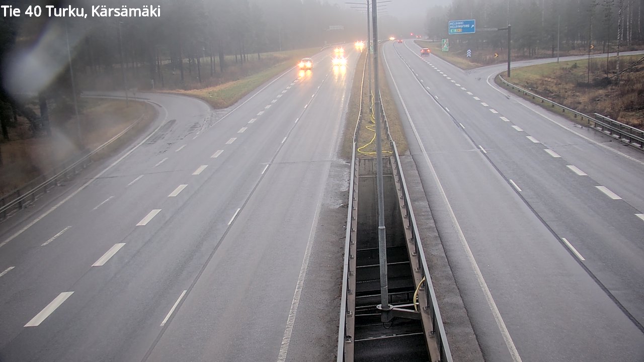 Weather Camera Image Väg 40 Åbo, Kärsämäki, Turku, Varsinais-Suomi