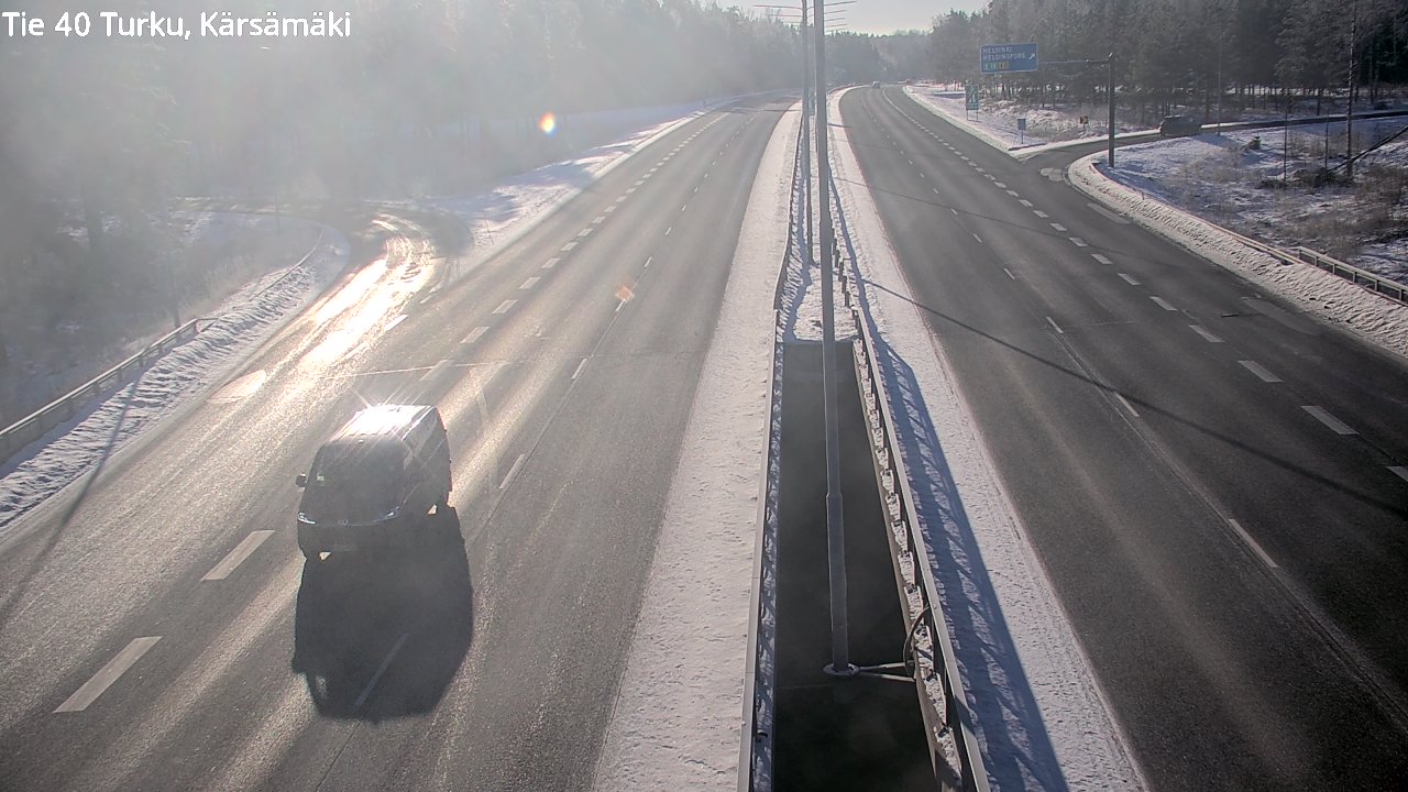 Weather Camera Image Road 40 Turku, Kärsämäki, Turku, Varsinais-Suomi