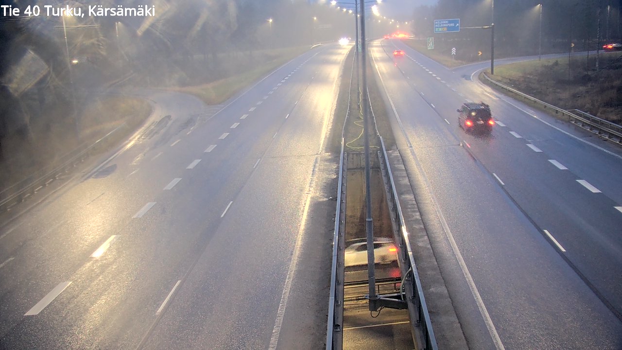 Weather Camera Image Väg 40 Åbo, Kärsämäki, Turku, Varsinais-Suomi