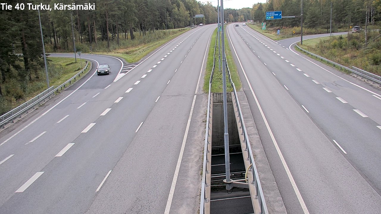 Weather Camera Image Väg 40 Åbo, Kärsämäki, Turku, Varsinais-Suomi