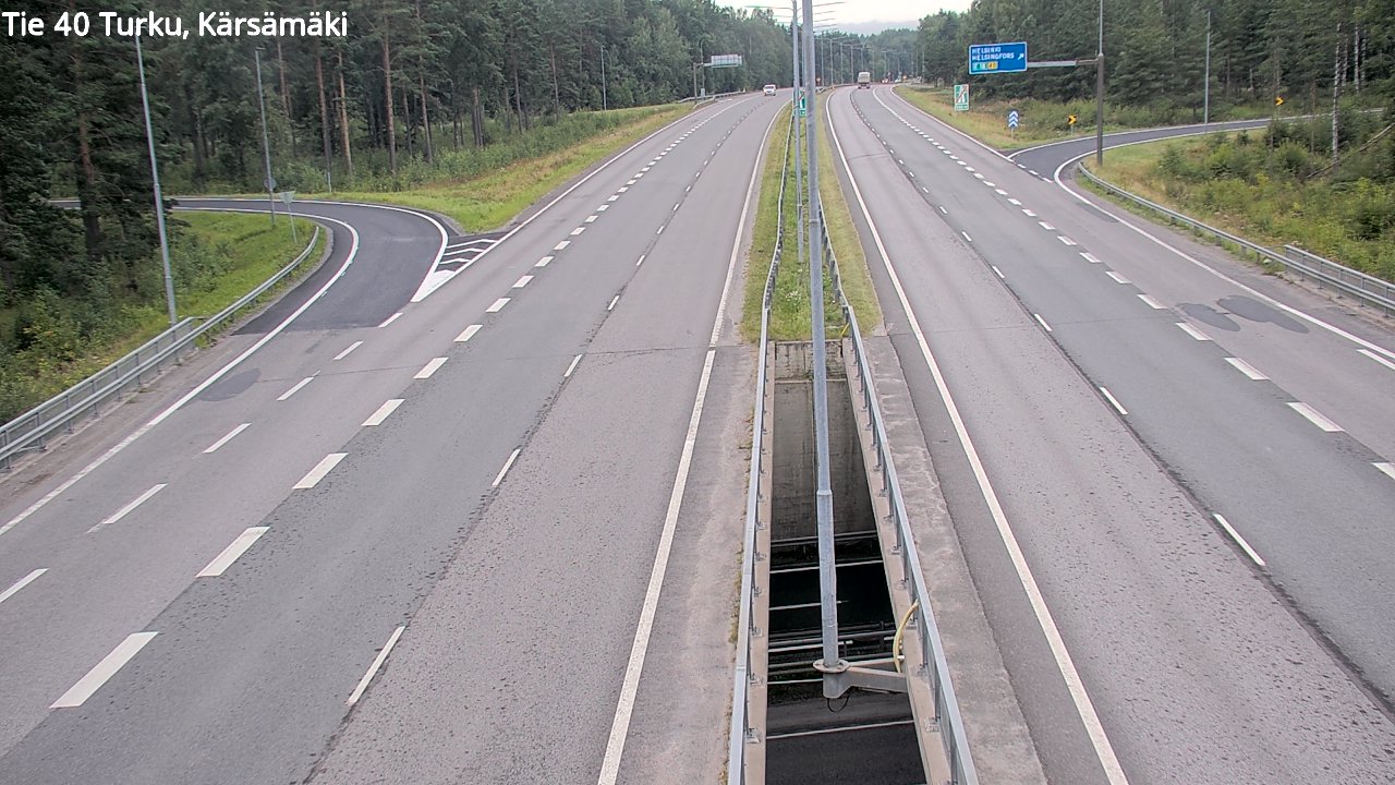 Weather Camera Image Road 40 Turku, Kärsämäki, Turku, Varsinais-Suomi
