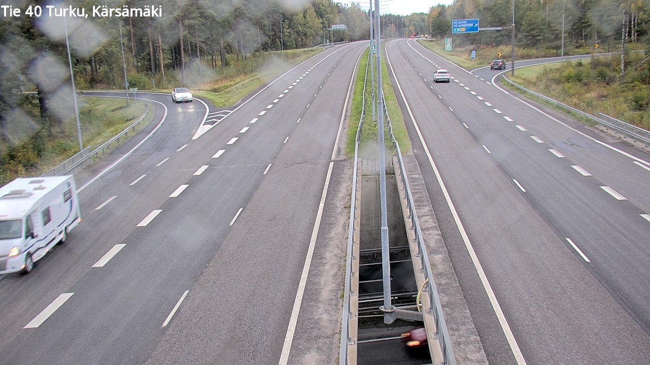 Weather Camera Image Väg 40 Åbo, Kärsämäki, Turku, Varsinais-Suomi