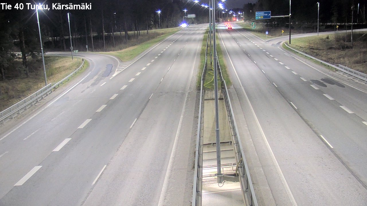 Weather Camera Image Road 40 Turku, Kärsämäki, Turku, Varsinais-Suomi