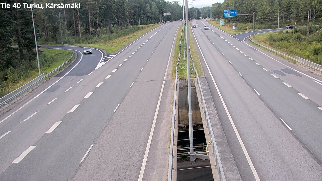 Weather Camera Image Road 40 Turku, Kärsämäki, Turku, Varsinais-Suomi
