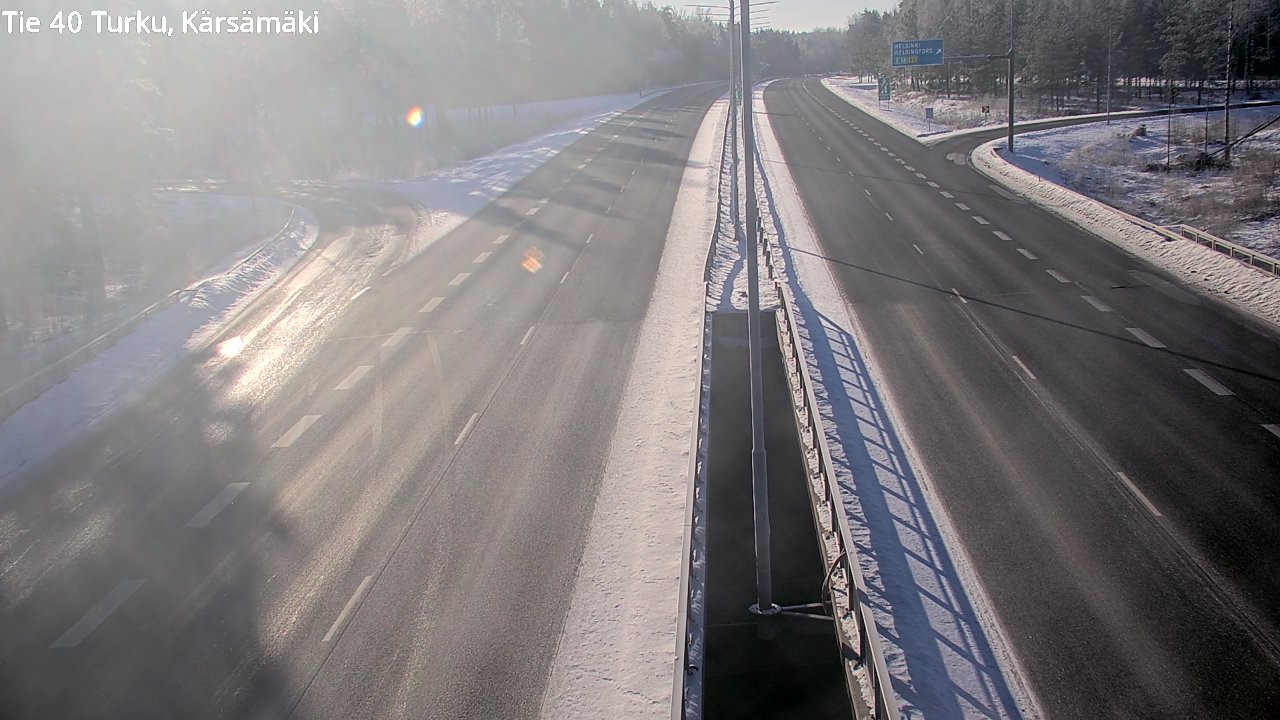 Weather Camera Image Road 40 Turku, Kärsämäki, Turku, Varsinais-Suomi
