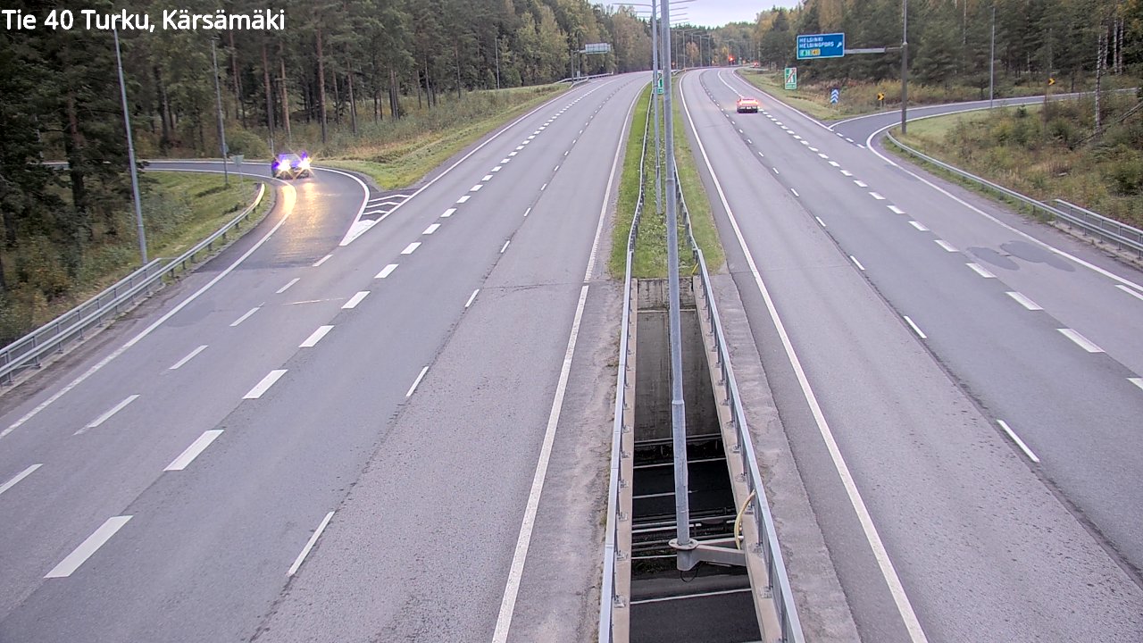 Weather Camera Image Väg 40 Åbo, Kärsämäki, Turku, Varsinais-Suomi