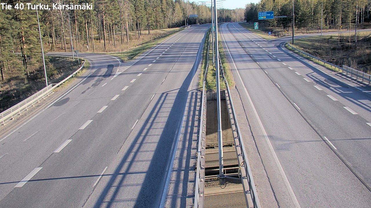 Weather Camera Image Road 40 Turku, Kärsämäki, Turku, Varsinais-Suomi