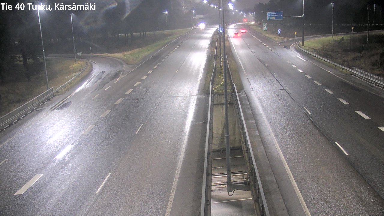 Weather Camera Image Väg 40 Åbo, Kärsämäki, Turku, Varsinais-Suomi