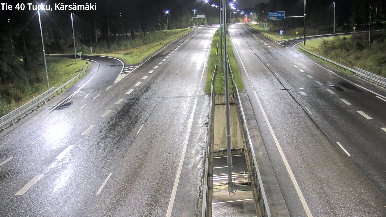 Weather Camera Image Väg 40 Åbo, Kärsämäki, Turku, Varsinais-Suomi