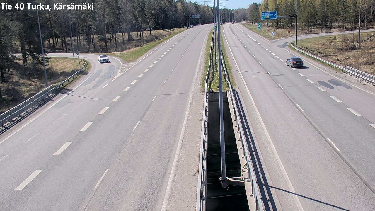Weather Camera Image Road 40 Turku, Kärsämäki, Turku, Varsinais-Suomi