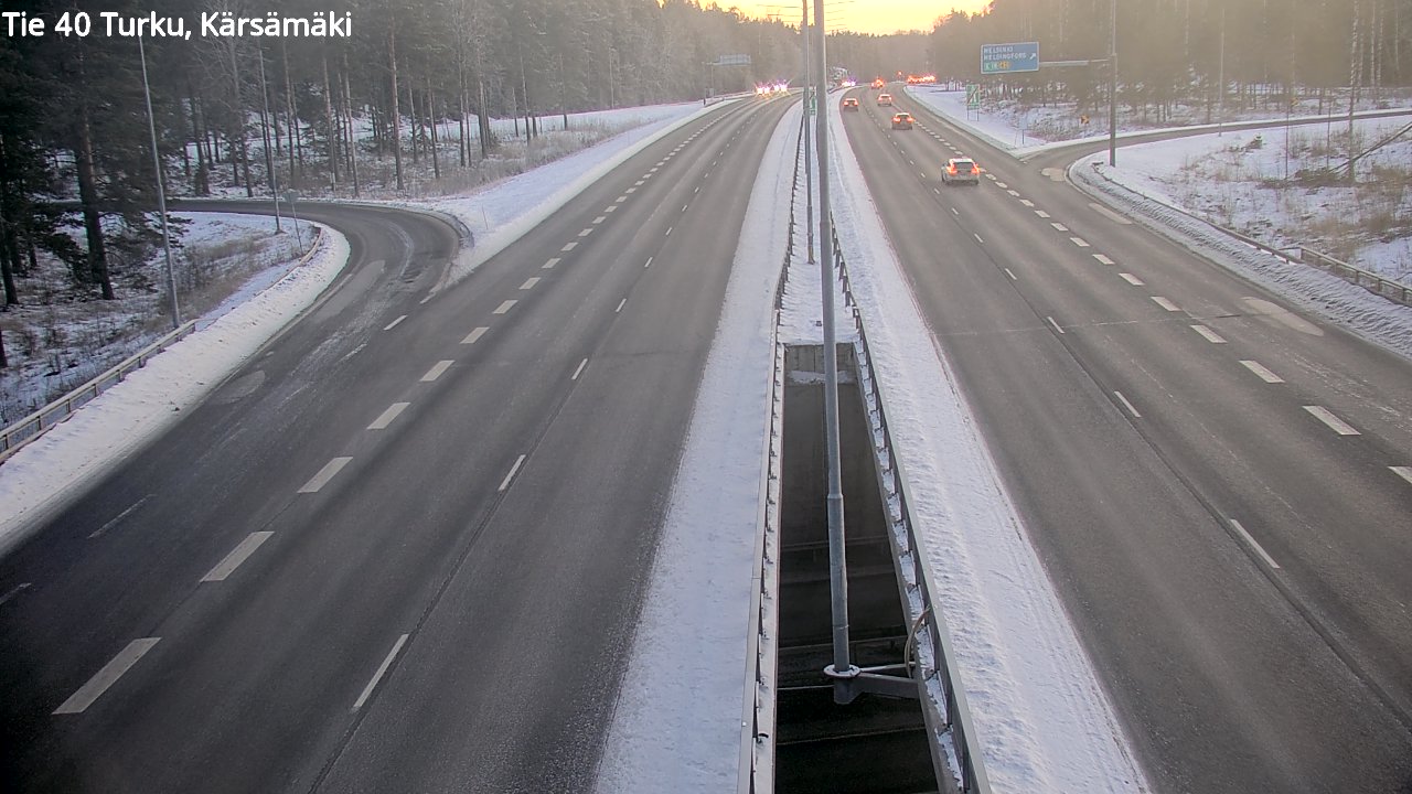 Weather Camera Image Road 40 Turku, Kärsämäki, Turku, Varsinais-Suomi