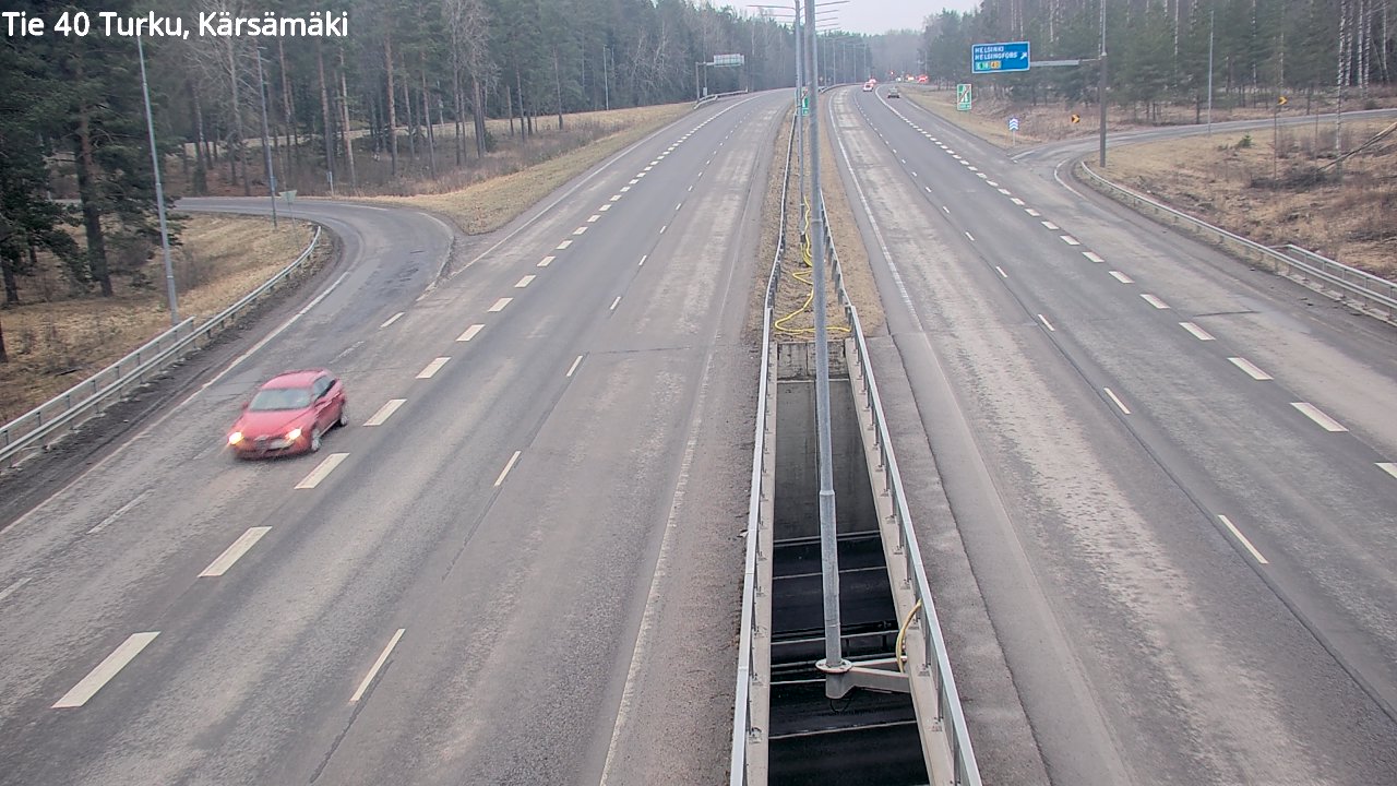 Weather Camera Image Road 40 Turku, Kärsämäki, Turku, Varsinais-Suomi