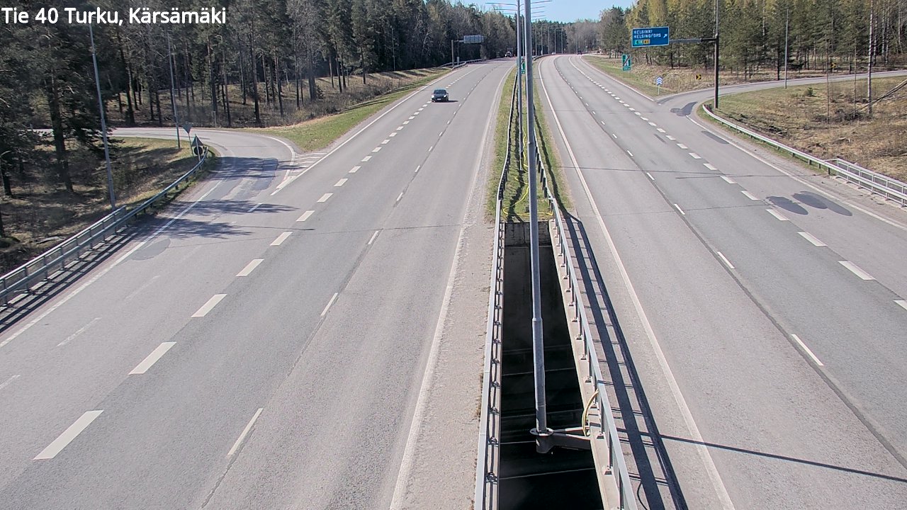 Weather Camera Image Road 40 Turku, Kärsämäki, Turku, Varsinais-Suomi